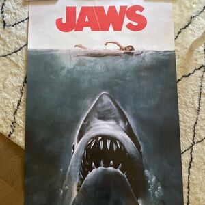 Jaws movie poster by Universal.